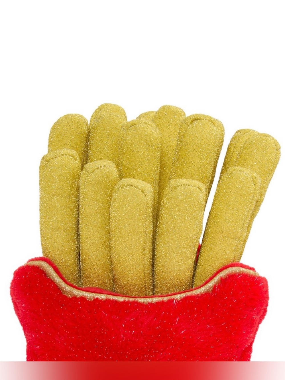 FAO Schwarz 11" Glow Brights Plush LED with Sound French Fries: Polyester Food - Picture 6 of 13